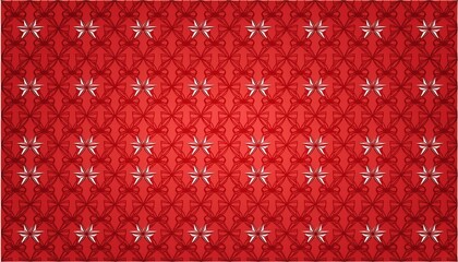 red pattern stars symbols independence day bright background  illustration