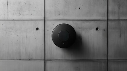 Minimalist Wall-Mounted Speaker with Soft Ambient Light