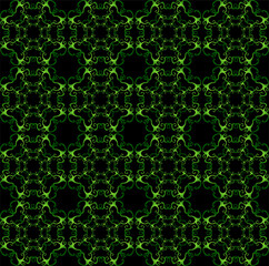 Beautiful seamless texture in the form of an abstract seamless pattern on a black background