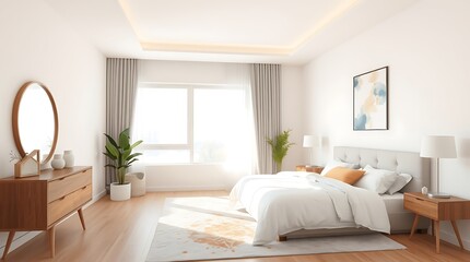 Elegant Modern Minimalist Bedroom Design: Sleek, Serene & Functional