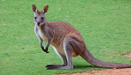 kangaroos in the zoo