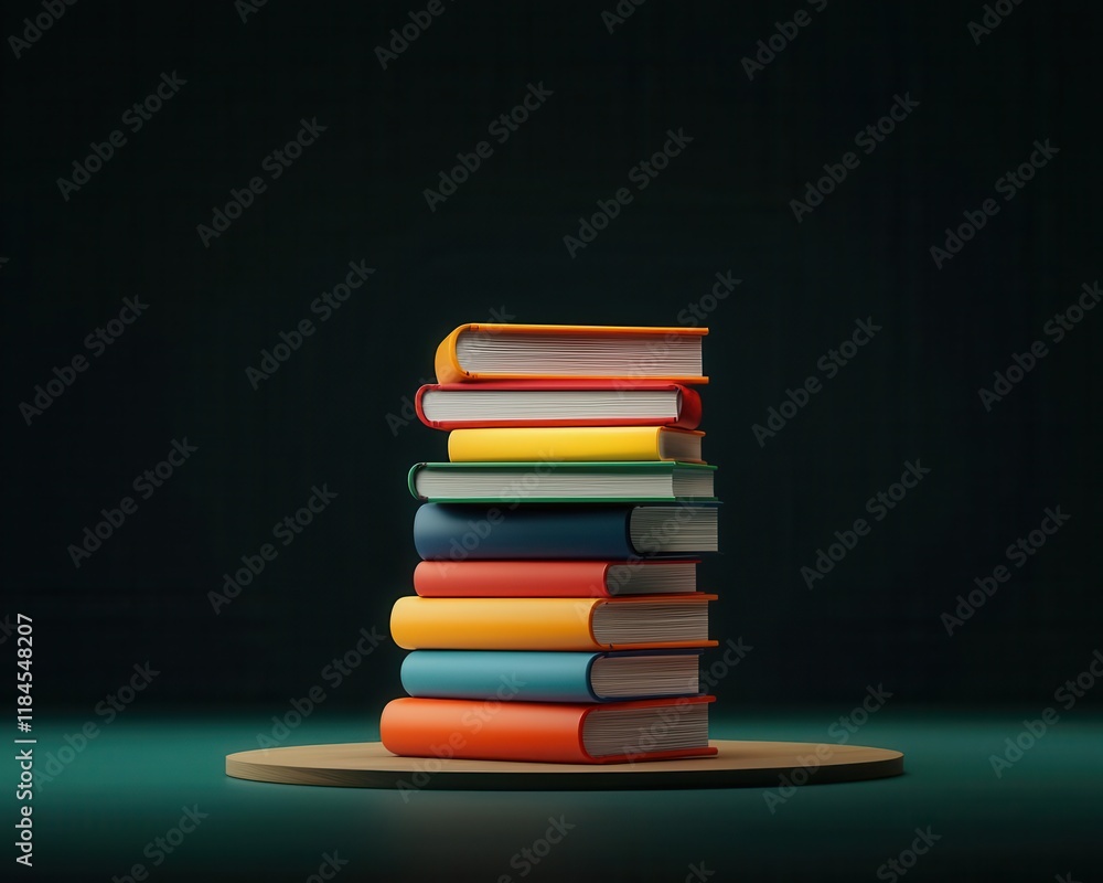 Poster online learning courses. a serene scene of a glowing resource kit pop-up on a virtual classroom inte