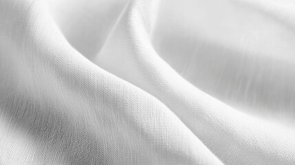 Fototapeta premium Minimalist white texture background with subtle linen patterns for a clean and soft look