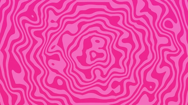 trippy pink background, spiral pattern, create abstract wiggle optical illusion, HD 4K seamless loop animation