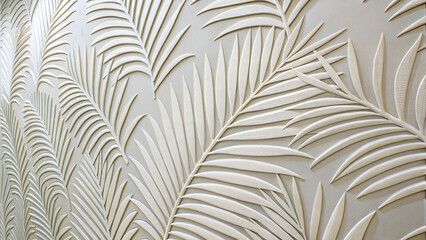 pattern with leaves background