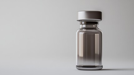 Clear Medical Vial with Tamper-Proof Seal