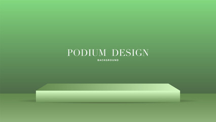 Podium Minimal and crimson background, 3d podium for presentation, Stage for showcase, illustration Vector EPS 10