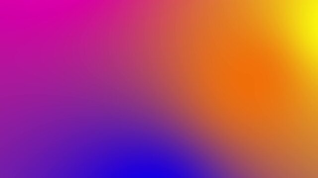 Abstract blurred magenta blue orange and pink soft gradient cycle slow motion background loop for presentation  backdrop