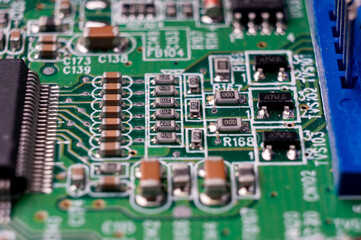 printed circuit board with SMD components