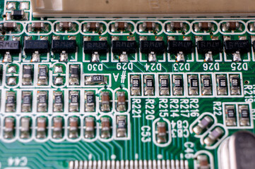printed circuit board with SMD components