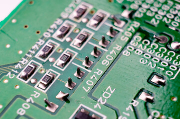 printed circuit board with SMD components
