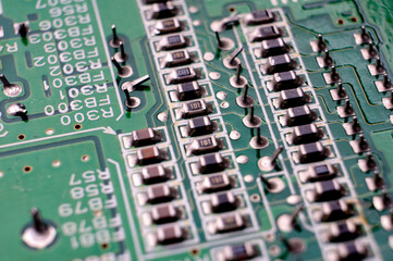 printed circuit board with SMD components