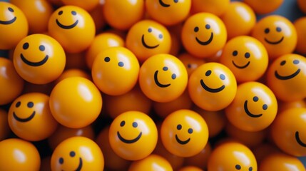 smiley face balls