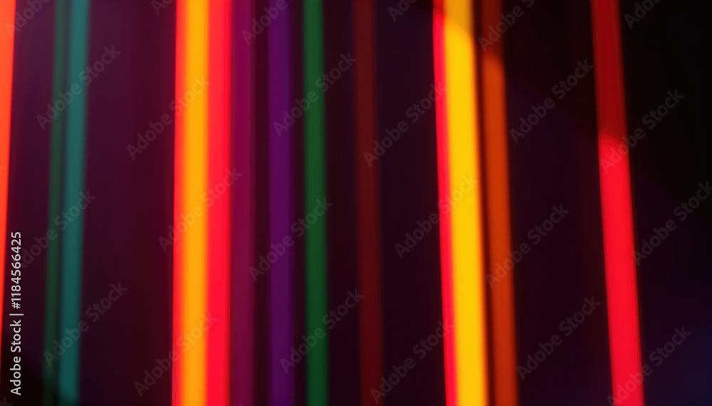 Poster vibrant vertical streaks of light in various colors abstract pattern backgrounds designs