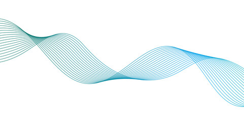 Abstract wave line for banner, wallpaper background with wave design.