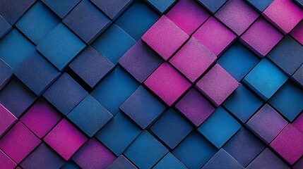 A background with cubic patterns in different colors 

