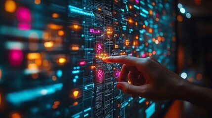 Digital Interface: Navigating the Futuristic World of Data