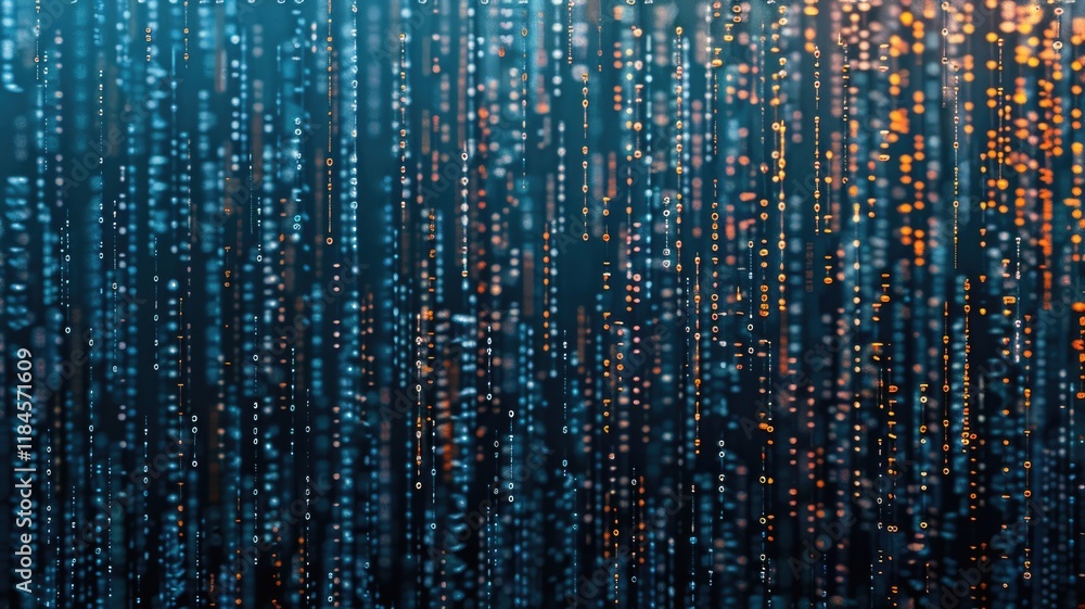 Aufkleber this abstract background features a dark blue tech design with shimmering light effects, perfect for