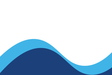 abstract blue wave