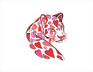 tiger with flower