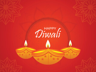 Happy Diwali background design