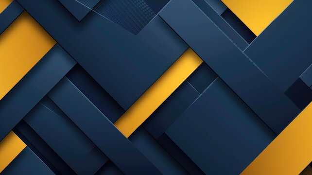 This abstract high-tech metallic background features a dynamic blend of blue and yellow. Ideal for modern design projects, it embodies a sleek, futuristic aesthetic.