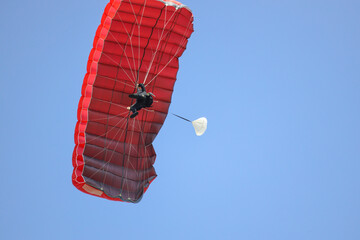 parachute, skydiving, hang gliding, paragliding