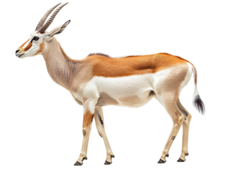 Eland antelope isolated on transparent background