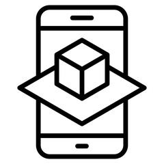 Augmented Reality Learning Icon