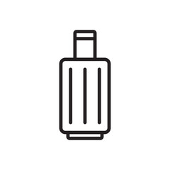 Baggage icon Simple thin outline