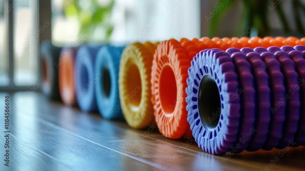 Poster recovery tools like foam rollers are available for members.