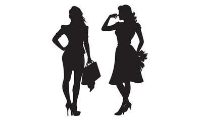 Family silhouettes are artistic representations of a family group in a simple, shadow-like outline. They typically depict the shapes of family members, often standing together, holding hands.