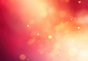 A red background with a yellowish orange background with a lot of small circles