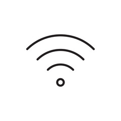 Signal icon Simple thin outline