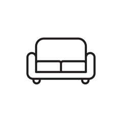 sofa icon Simple thin outline