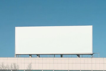 Obraz premium Mockup Blank billboard with copy space image for advertising.