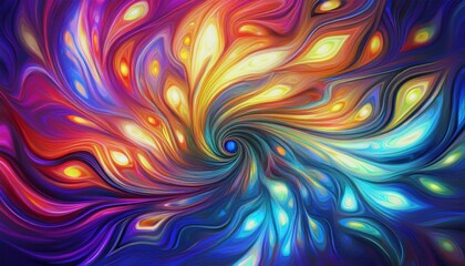 colorful abstract background generative ai