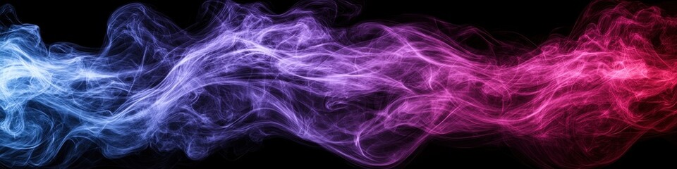 Abstract Swirling Blue Pink Purple Smoke Stream Design Background