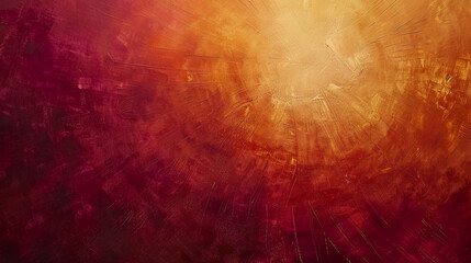 A textured gradient background transitioning from warm amber to deep burgundy, with soft radial highlights for added depth