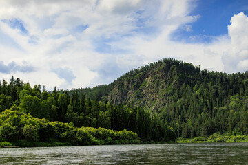 lake in the mountains