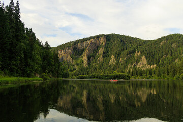 lake in the mountains