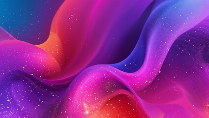  "A stunning abstract composition blending vibrant hues of blue, violet, purple, fuchsia, magenta, and orchid, creating a dynamic and colorful visual experience full of energy and artistic flair."