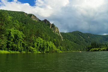 river in the mountains