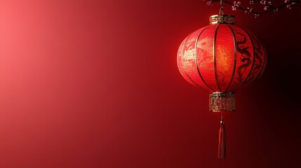 Traditional Lunar background with copy space