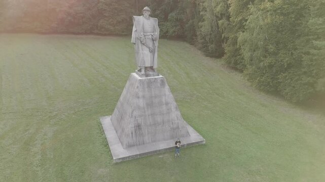 Memorial to Czech national hero Jan Zizka, The statue of John Zizka of Trocnov and the Chalice