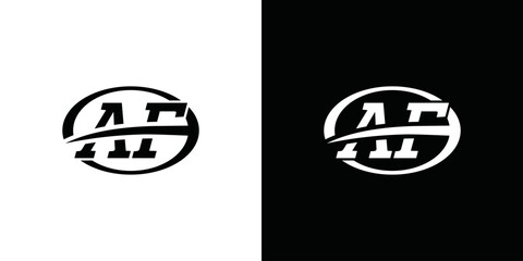 AF vector initial letter logo