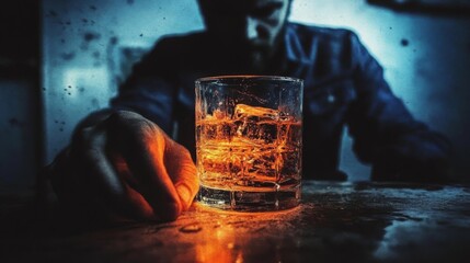 A powerful representation of the distress associated with alcoholism.