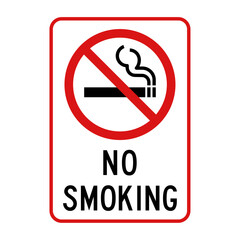 No smoking sign