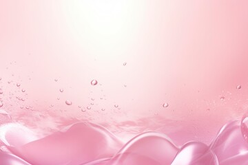 Pink water liquid splash