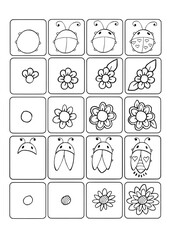 How to Draw Workbook page Vector Illustration Design Art
